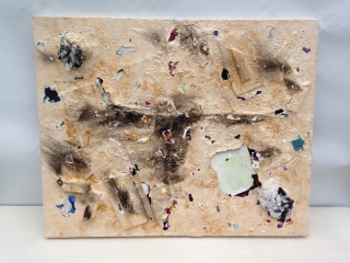 L'artiste plasticien breton présente la toile en lin The End